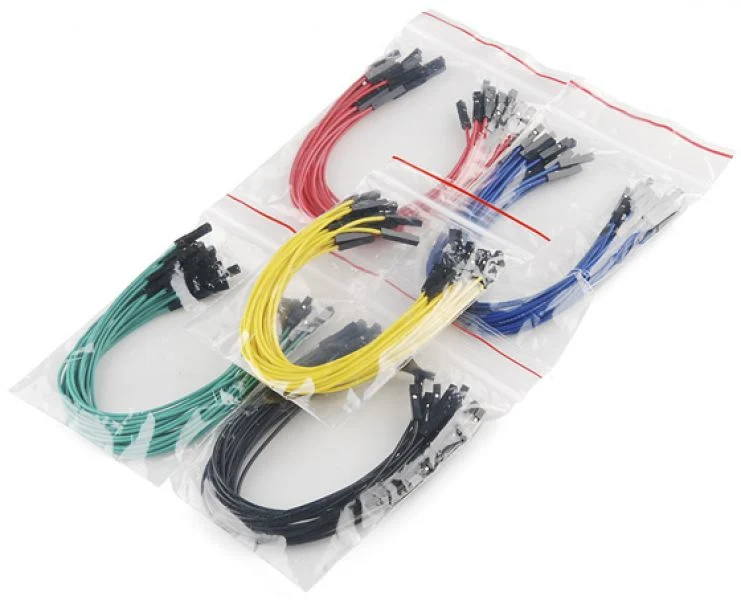 Jumper Wires Premium 6" F/F Pack of 100