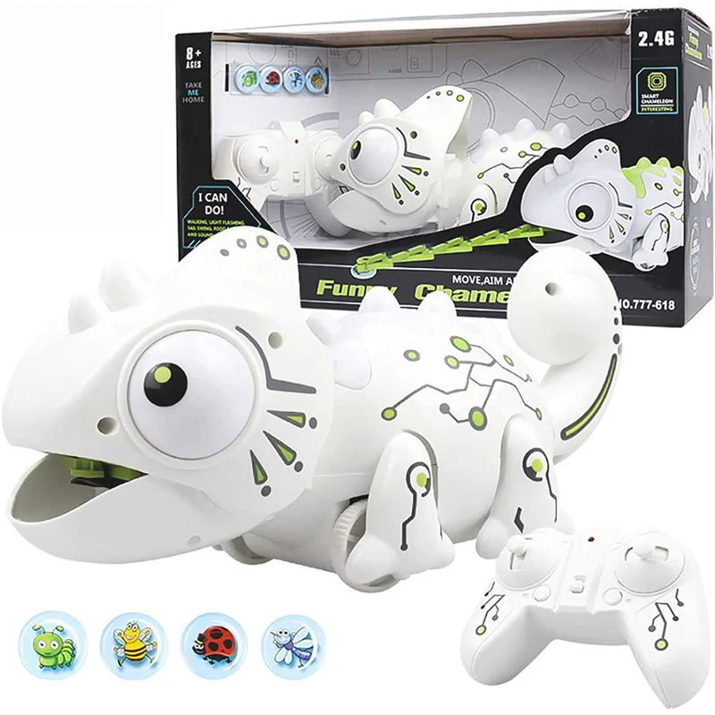 Xtreme Bots Funny Chameleon Remote Controlled Robot
