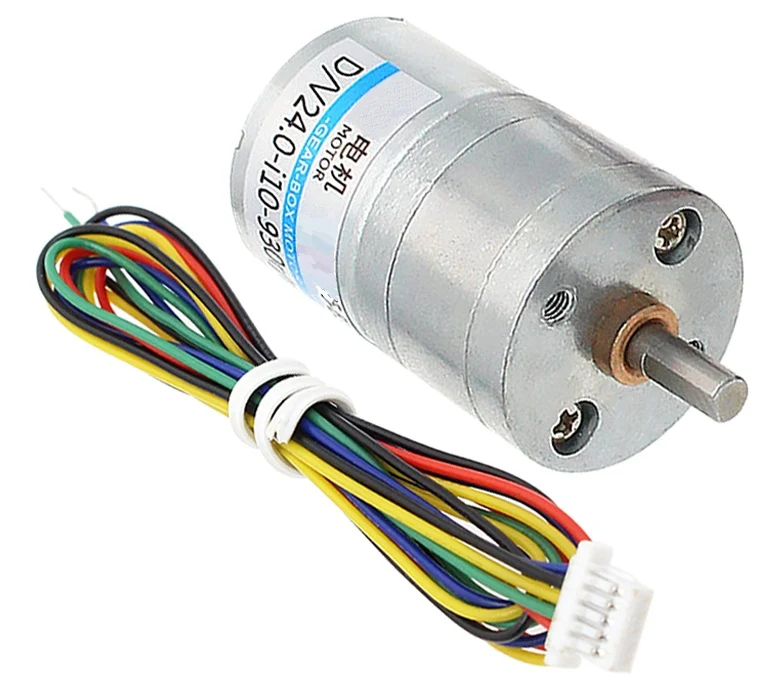24mm Brushless DC gear motor - 24V 450RPM