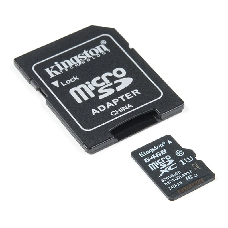 Kingston 64GB SD/MicroSD Memory Card w/ Adapter