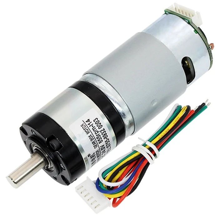 36D DC Planetary Gearmotor w/encoder - 24V 120RPM