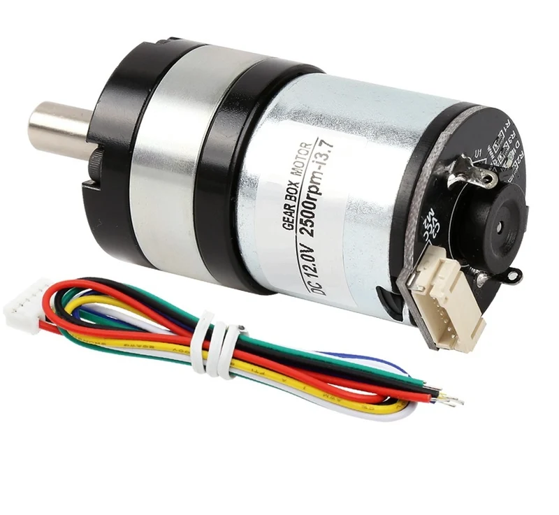 DC Planetary Geared Motor with encoder Diameter 36mm - 6V 91RPM
