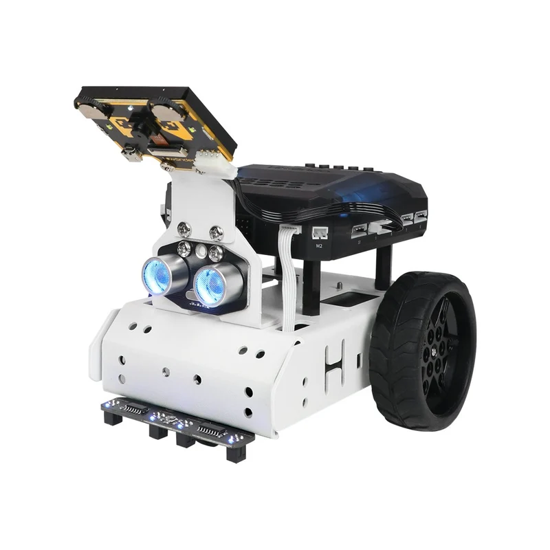 AiNova Vision Robot Car Graphic Scratch and Python Program with WonderCam