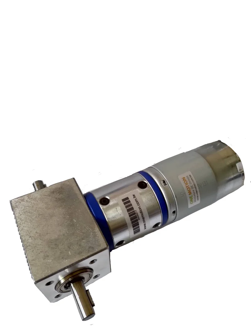 2 Way Output Shaft Right Angle GearMotor 125RPM , 2Nm , 42W ,
