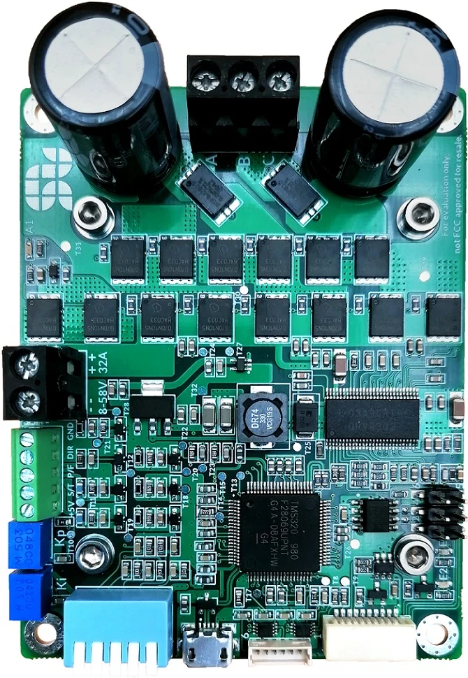 SOLO UNO, 58V-100A, DC, BLDC, PMSM and ACIM Motor Controller