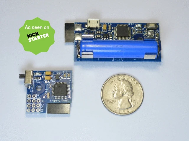 3 axis wireless gyroscope - Zita V2 (PWM outputs)