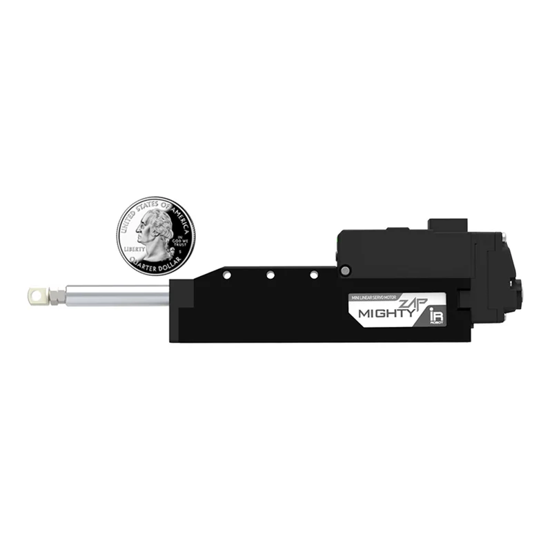 mightyzap Micro/Mini Linear Servo Motor Actuator 53mm Stroke, TTL/PWM, 27N / 28mm/s, 12V