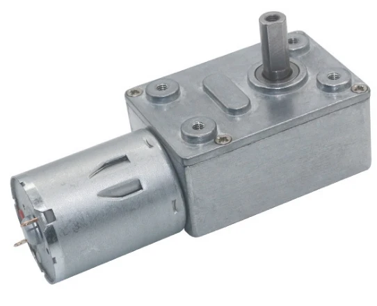 6V 6RPM Reversible High torque Worm Gear DC Motor