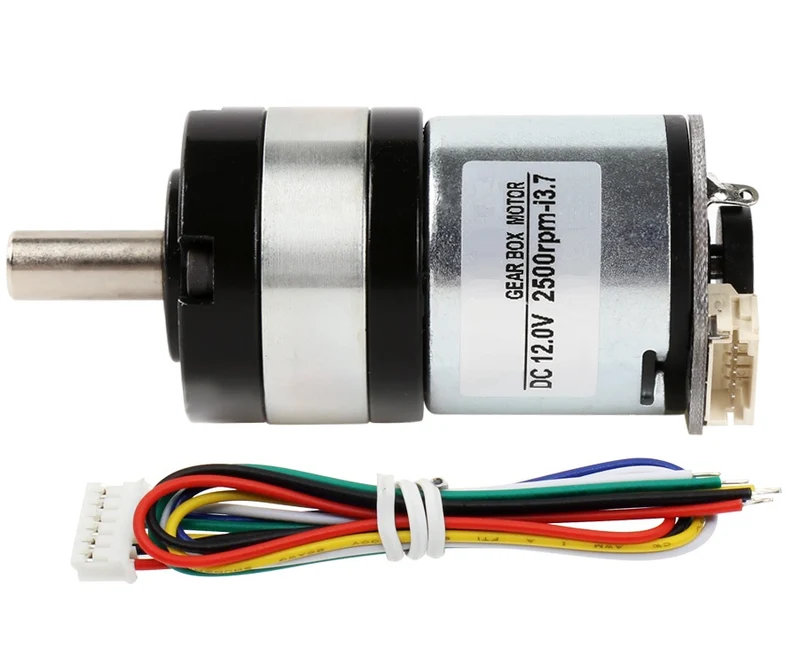 DC Planetary Geared Motor with encoder Diameter 36mm - 6V 245RPM