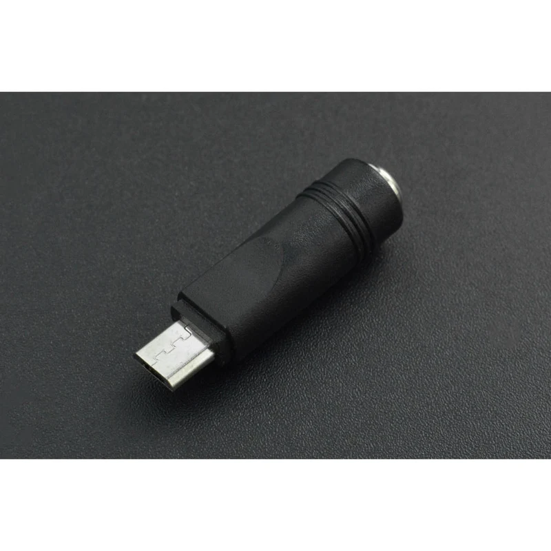 DFRobot 5.5/2.1mm DC to Micro USB Adapter