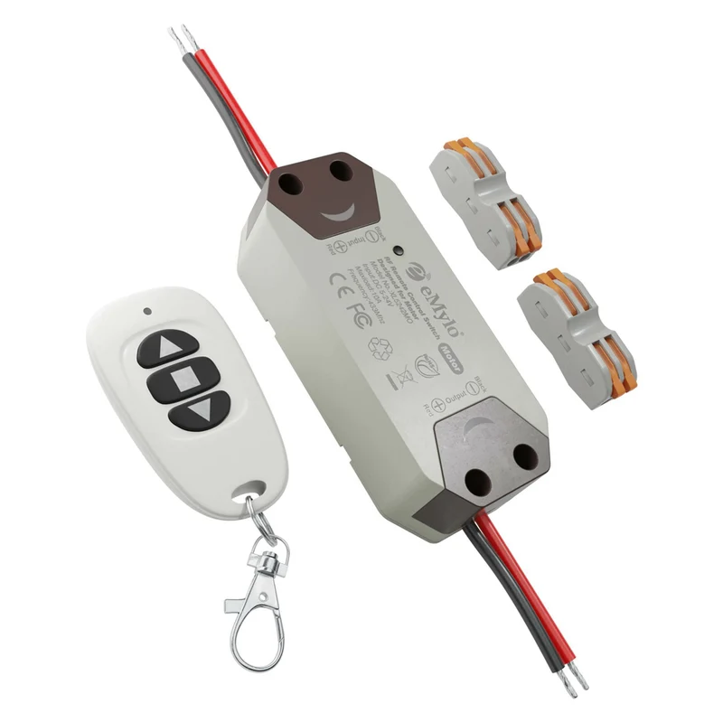Remote Controlled 10A Switch w/ Wireless Key Fob Controller