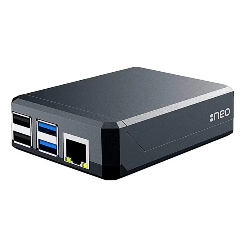 Argon NEO Raspberry Pi 4B Heatsink Case, Supports Fan, Camera & LCD Display