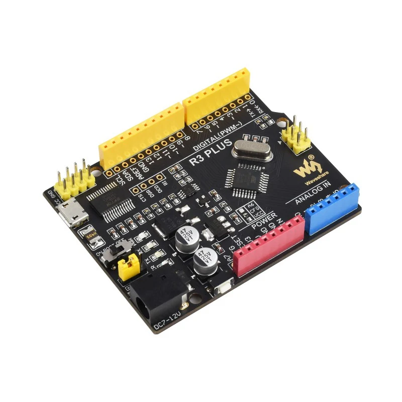 ATMEGA328P Arduino Compatible Microcontroller Dev Board w/o IO Expansion, Sensors