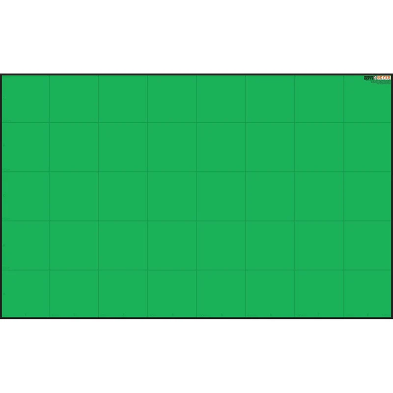 Wonder League Robotics Competition Grid Mat (Green Screen Version)