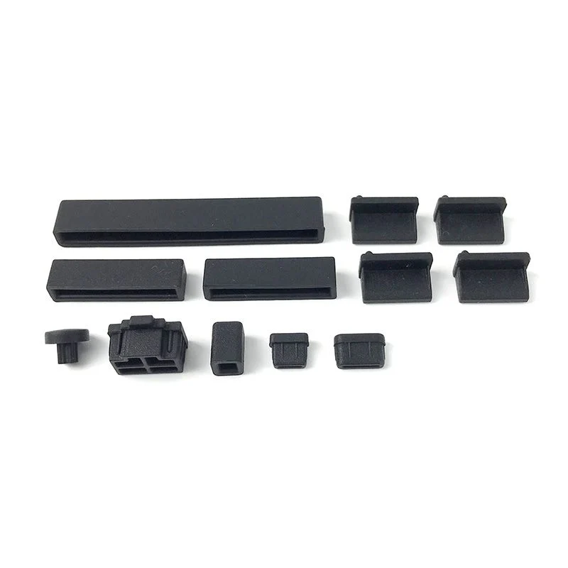 Anti Dust Silicone Covers for Raspberry Pi 4B (Black)