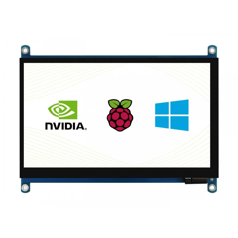 7-In QLED Quantum Dot Capacitive Touch Display 1024x600 w/ Toughened Glass Panel