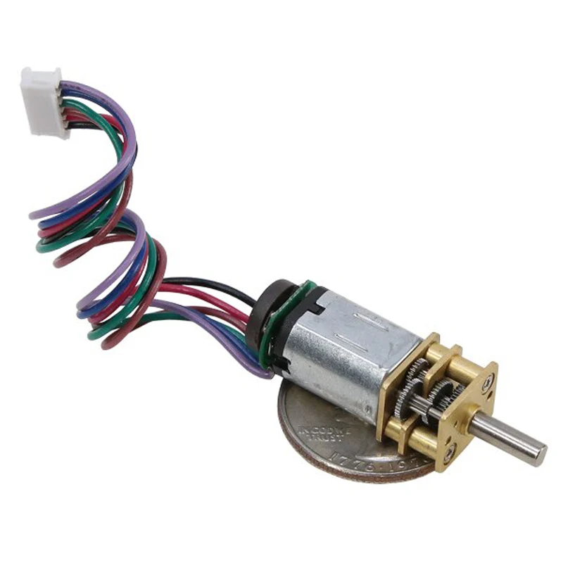Premium N20 Gear Motor 10:1 Ratio, 2600 RPM, w/ Encoder