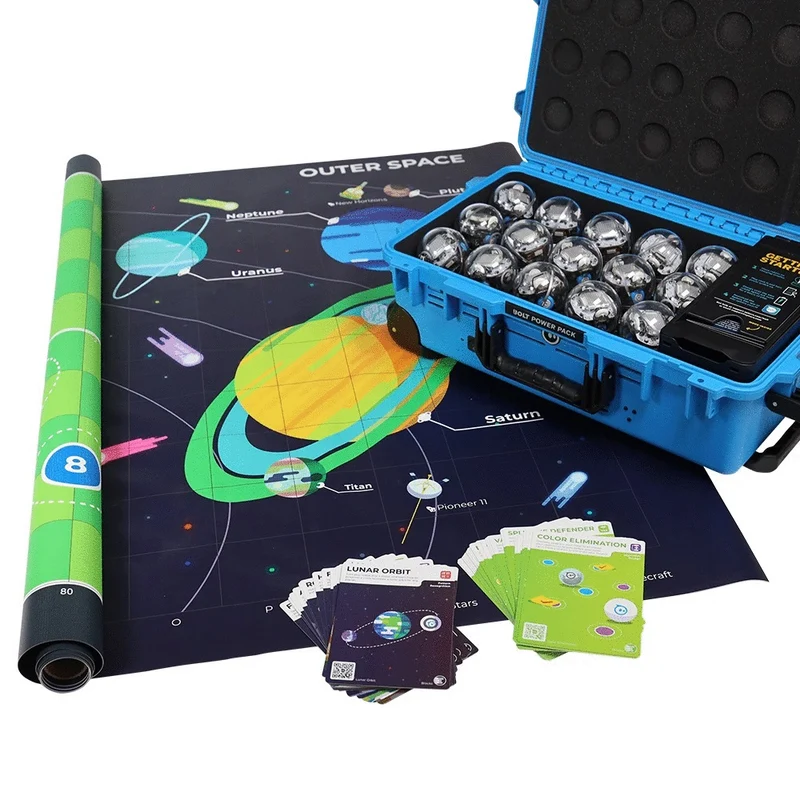 Sphero BOLT Power Pack + Soccer/Space Code Mat Bundle