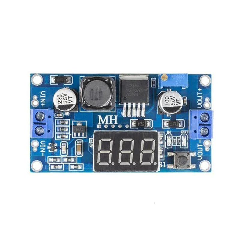 Sunfounder XL6009 DC-DC Adjustable Boost Module Voltmeter w/ Display
