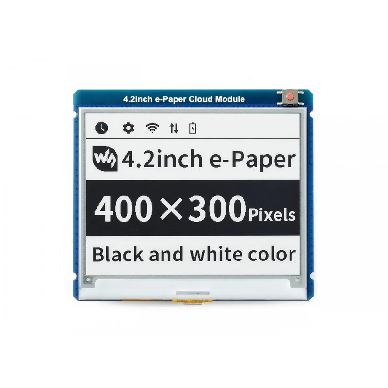 Waveshare 4.2-In, 400x300 e-Paper Cloud Module w/ WiFi