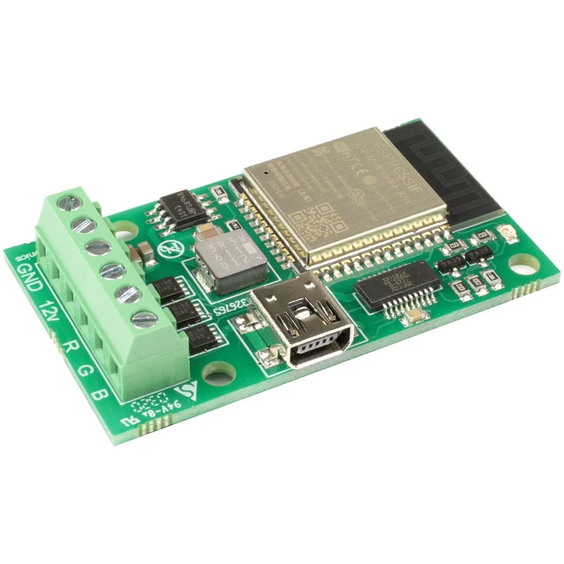 WLED03 WiFi Connected ESP32 PWM Driver for 12V LED Strip