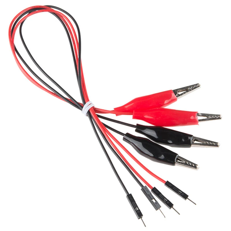 Alligator Clip with Pigtail (4pk)