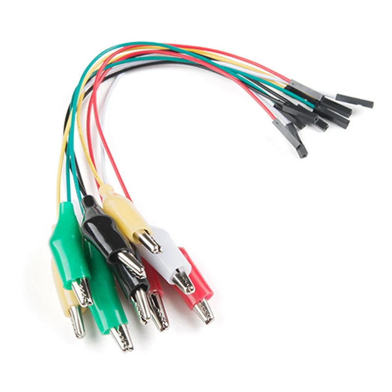 Alligator Clip w/ Female Header (10pk)