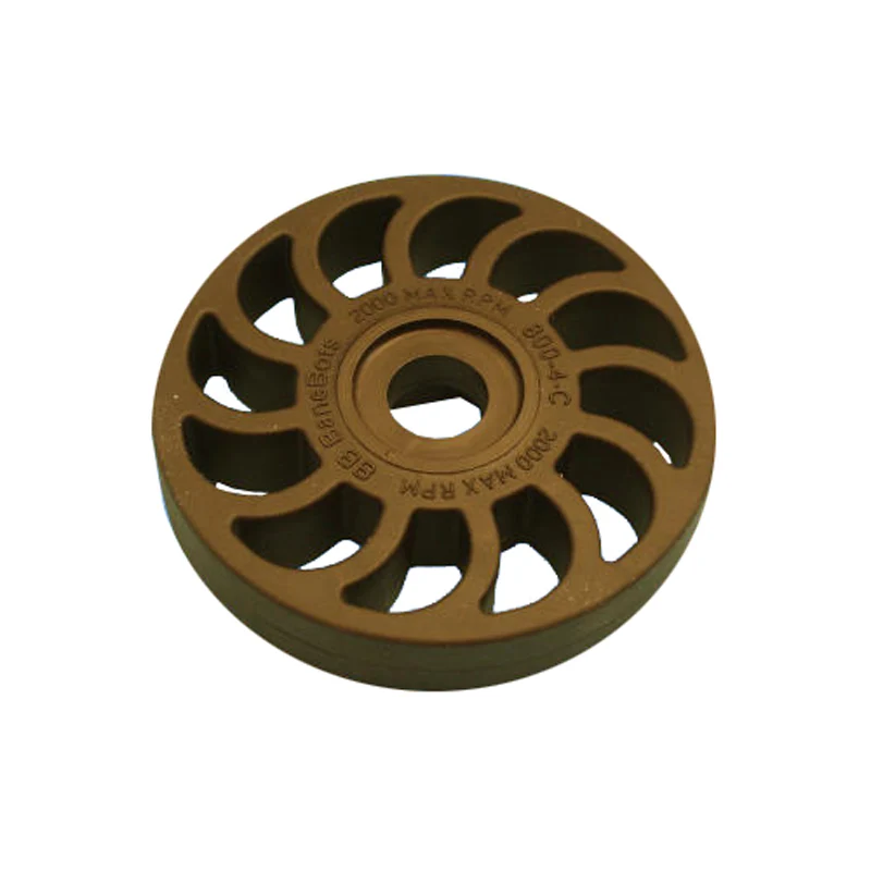 BaneBots Compliant Wheel, 4" x 0.8", T81 Hub Mount, 60A, Black/Black
