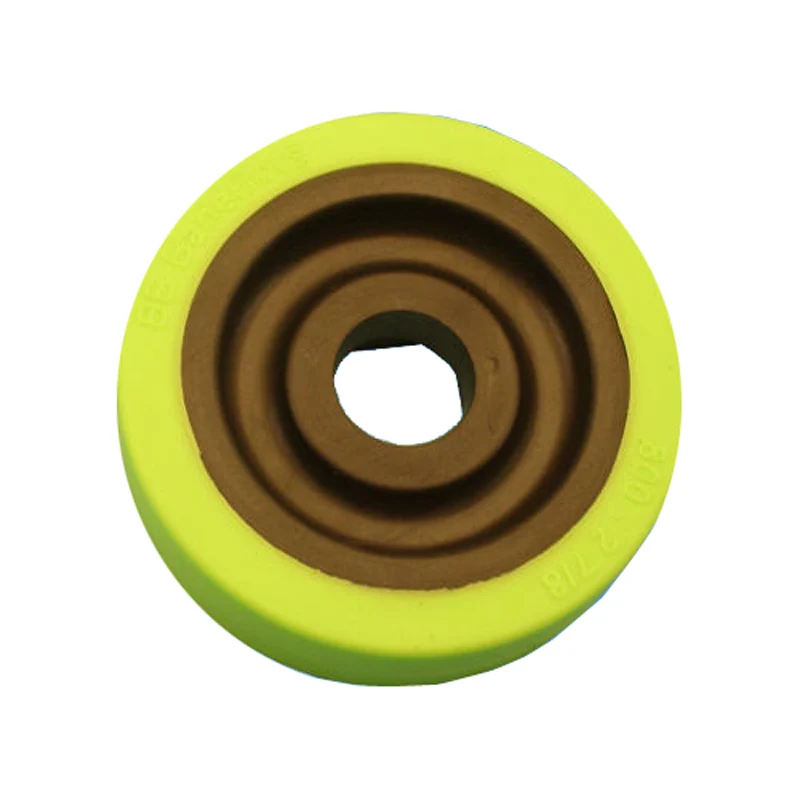 BaneBots Wheel, 2-7/8" x 0.8", T81 Hub Mount, 30A, Black/Green