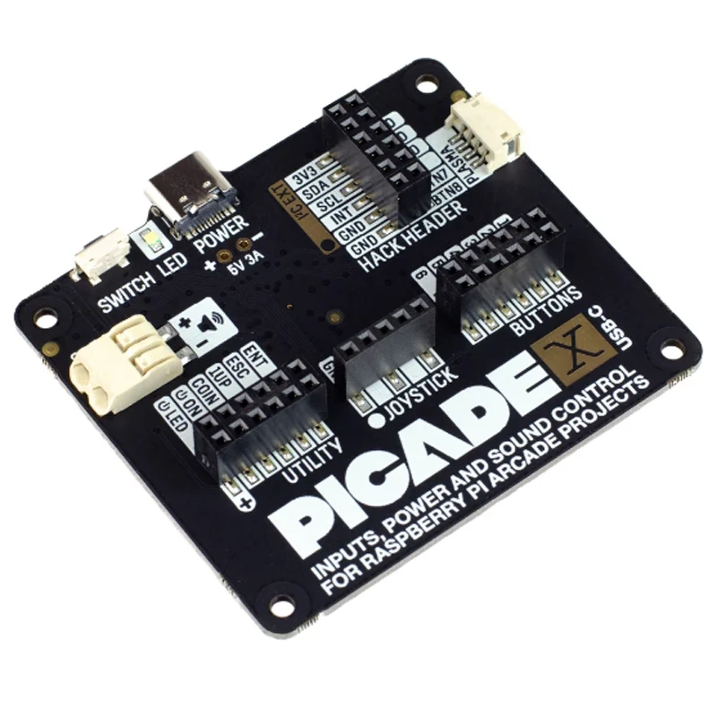 Picade X HAT for Raspberry Pi (USB-C)