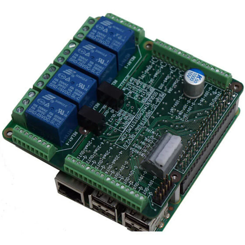 Sequent Microsystems Raspberry Pi IO HAT for Building Automation