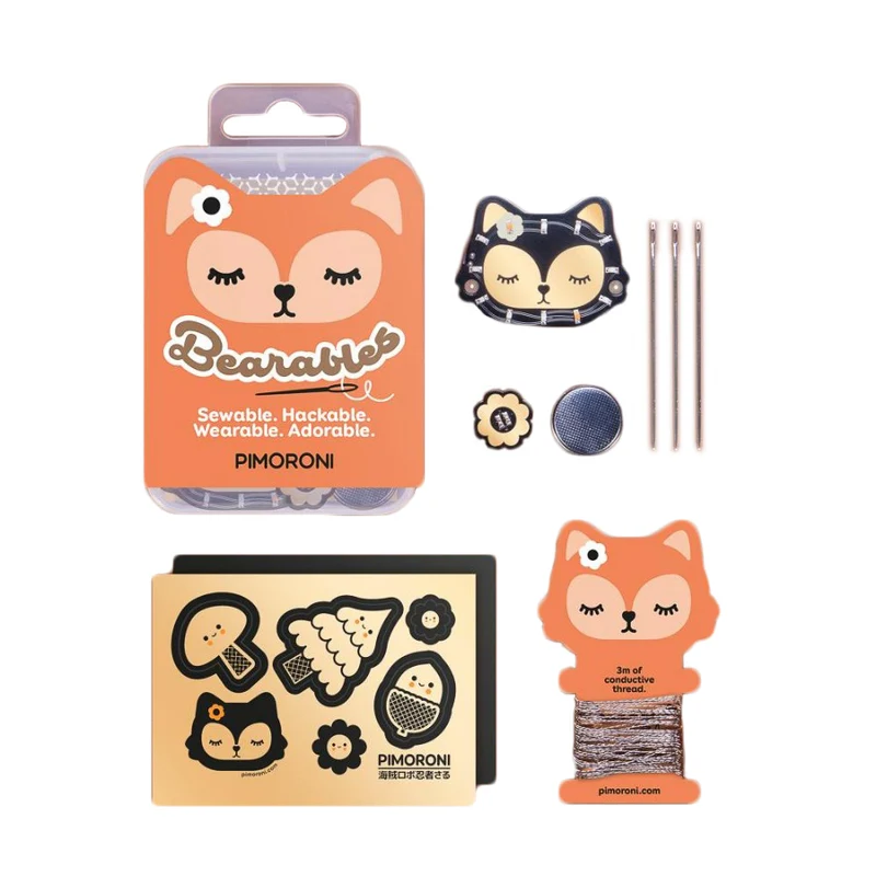 Pimoroni Bearables Fox Wearable Kit