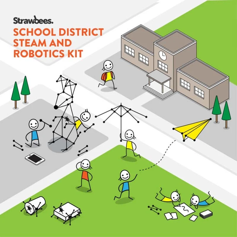 Strawbees School District STEAM and Robotics Kit
