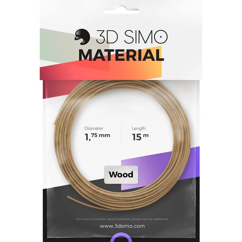 3Dsimo Printer Pen Wood Material 1.75mm Filament