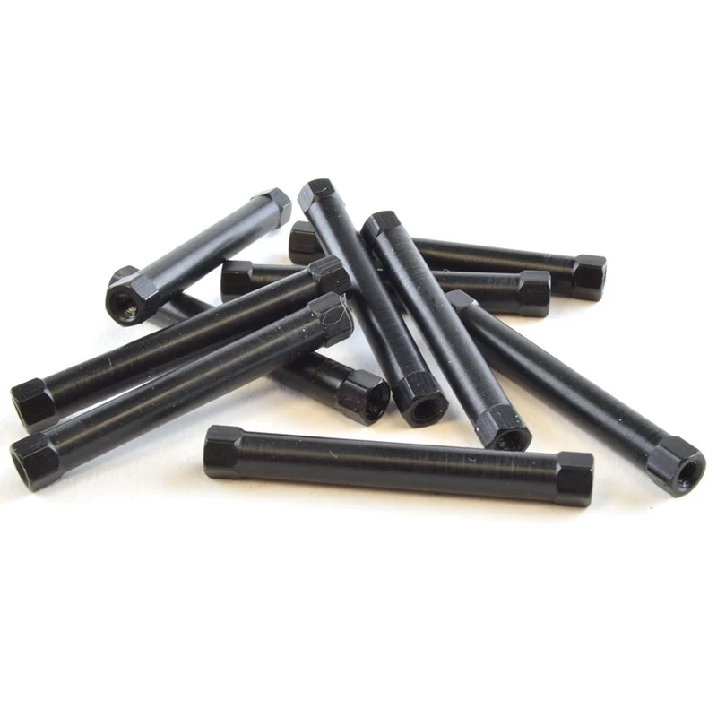 Lynxmotion Aluminum Hex Standoffs (F/F) - 40mm x 5mm M3 Tapped (10pk)