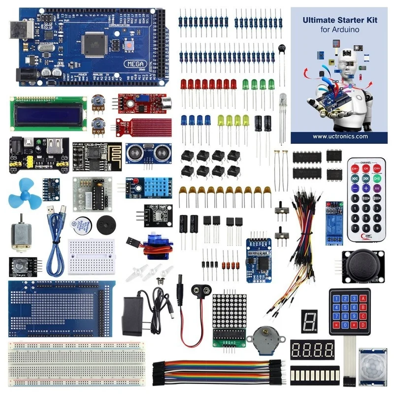 UCTRONICS Ultimate Starter Learning Kit for Arduino MEGA