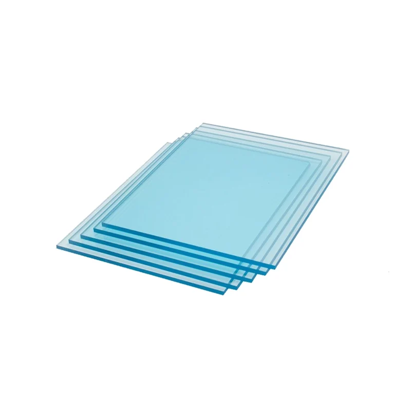 Acrylic 3mm Sheet 4" x 5" Neon Blue (5pk)