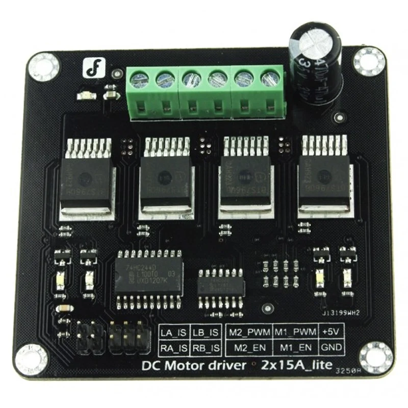 DC Motor Driver 2x15A, 4.8-35V