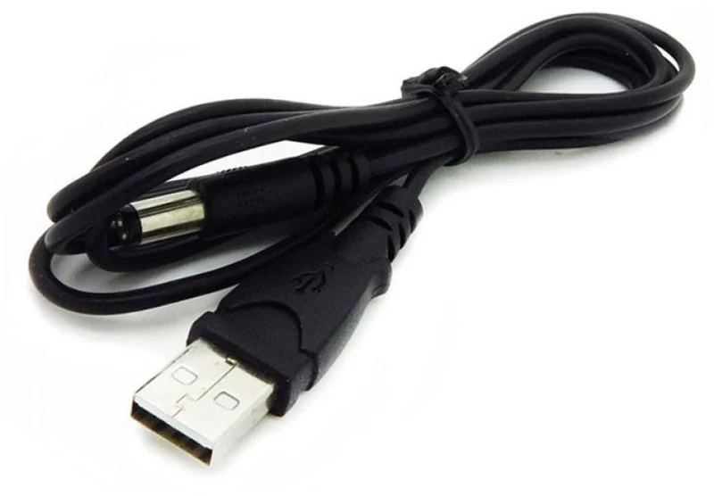 USB to 5.5mm Barrel Jack Adapter