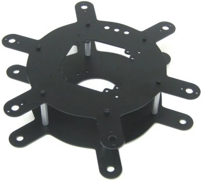 Lynxmotion Aluminum Hexapod 3-R Body Kit - Round Mini (Brushed)