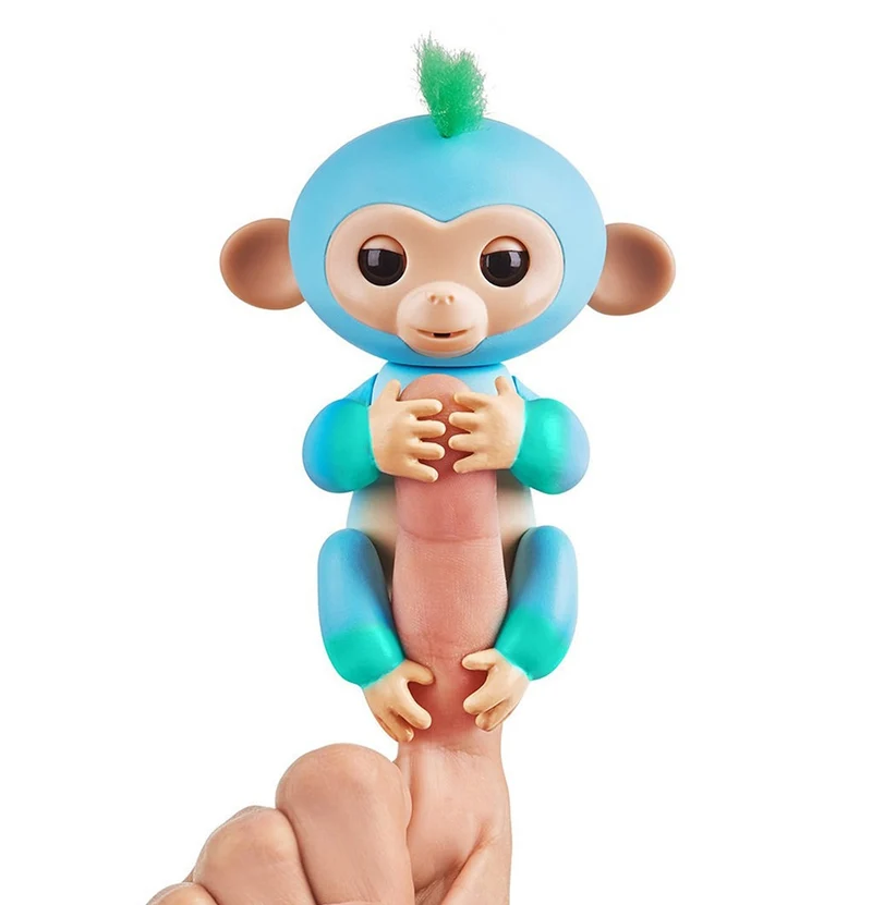 WowWee Fingerlings Monkey - Charlie (Blue/ Green)