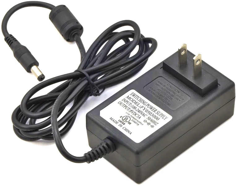 5VDC 3A Wall Adapter Power Supply