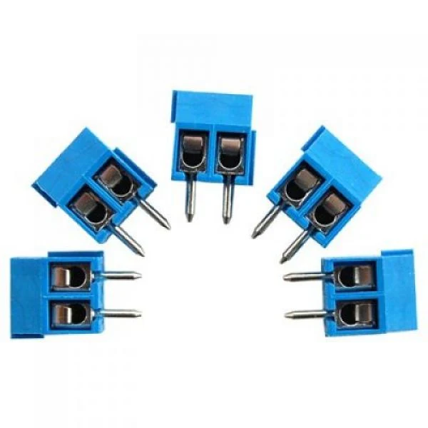 Screw Terminals 3.5mm Pitch (2-Pin, 5 Pk)