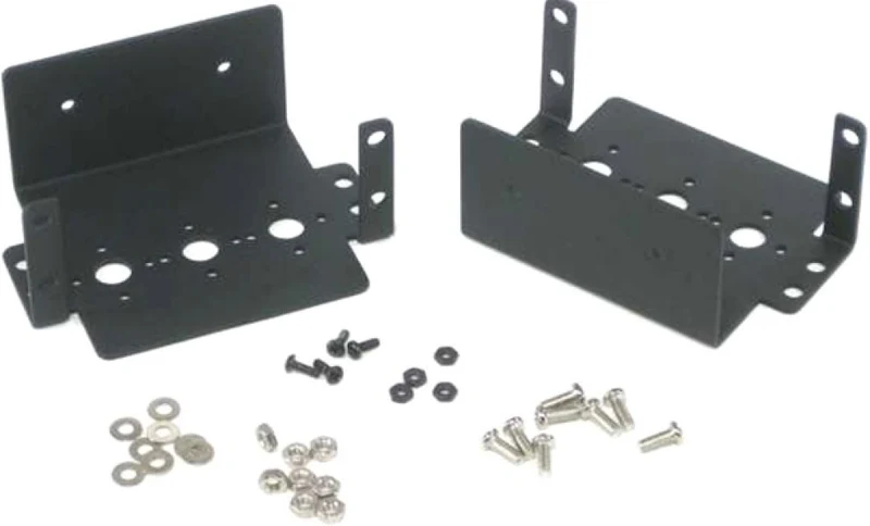 Lynxmotion Multi-Purpose Servo Bracket Two Pack ASB-204 (Blk)