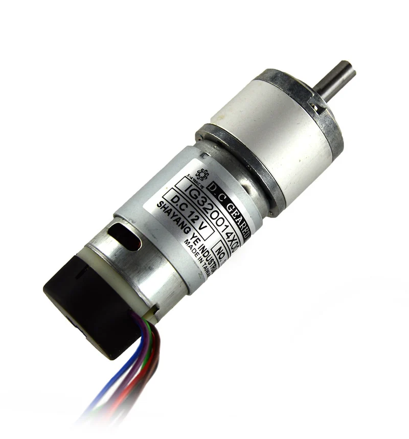 Cytron 12V, 430rpm, 15.57oz-in Gear Motor w / Encoder