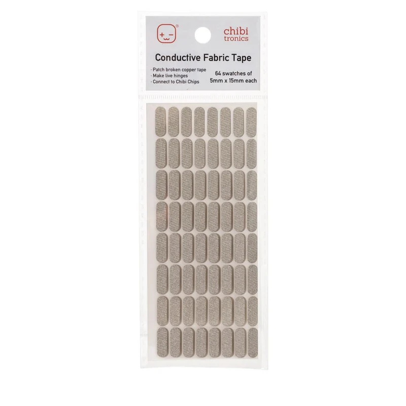 Chibitronics Conductive Fabric Tape Patches