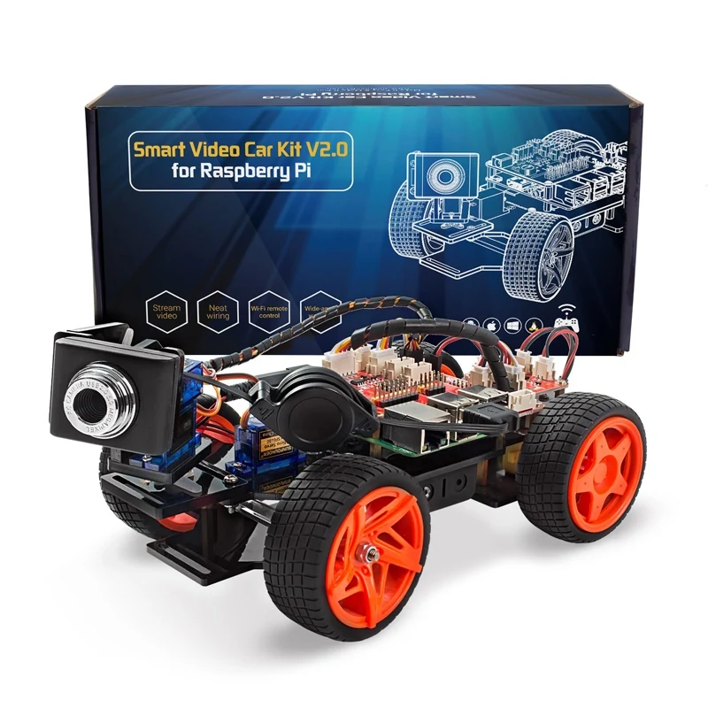 SunFounder Smart Video Car for Raspberry Pi 4/3/2/B+