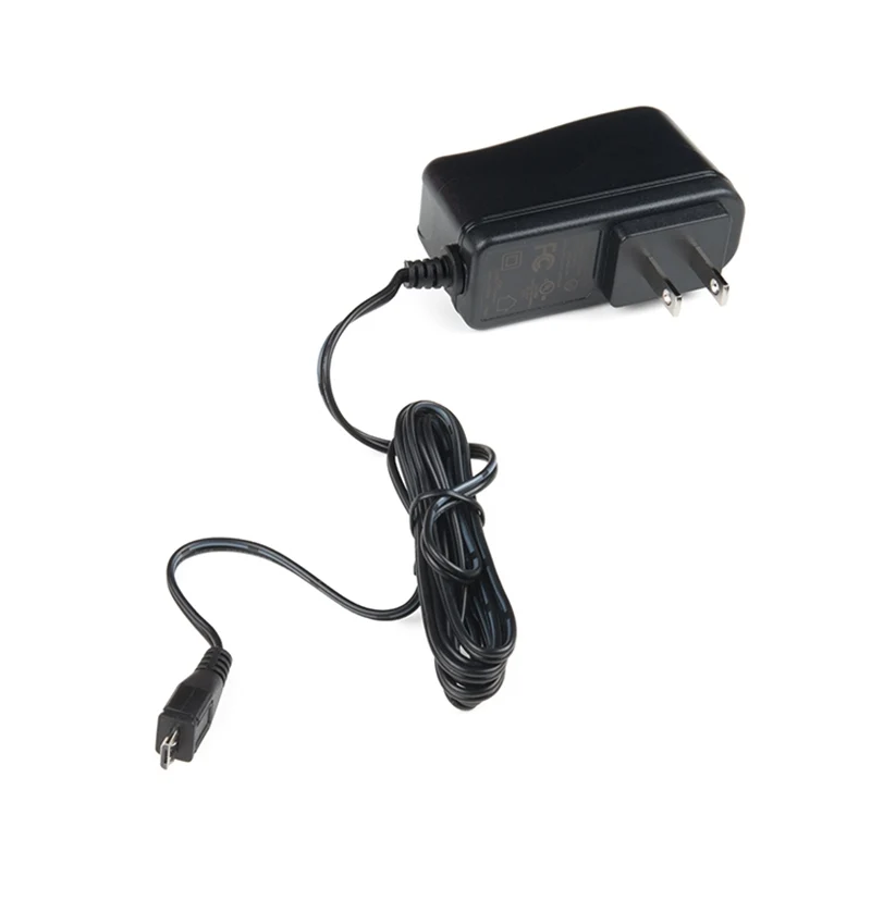 Wall Adapter Power Supply - 5.1V DC 2.5A (USB Micro-B)