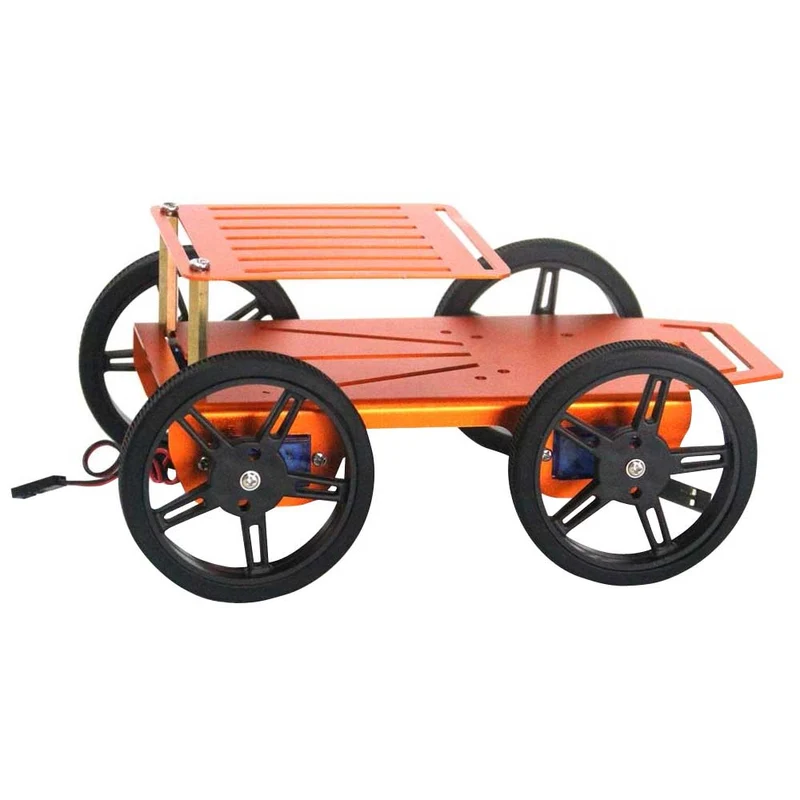4WD Mini Robot Platform w/ Plate