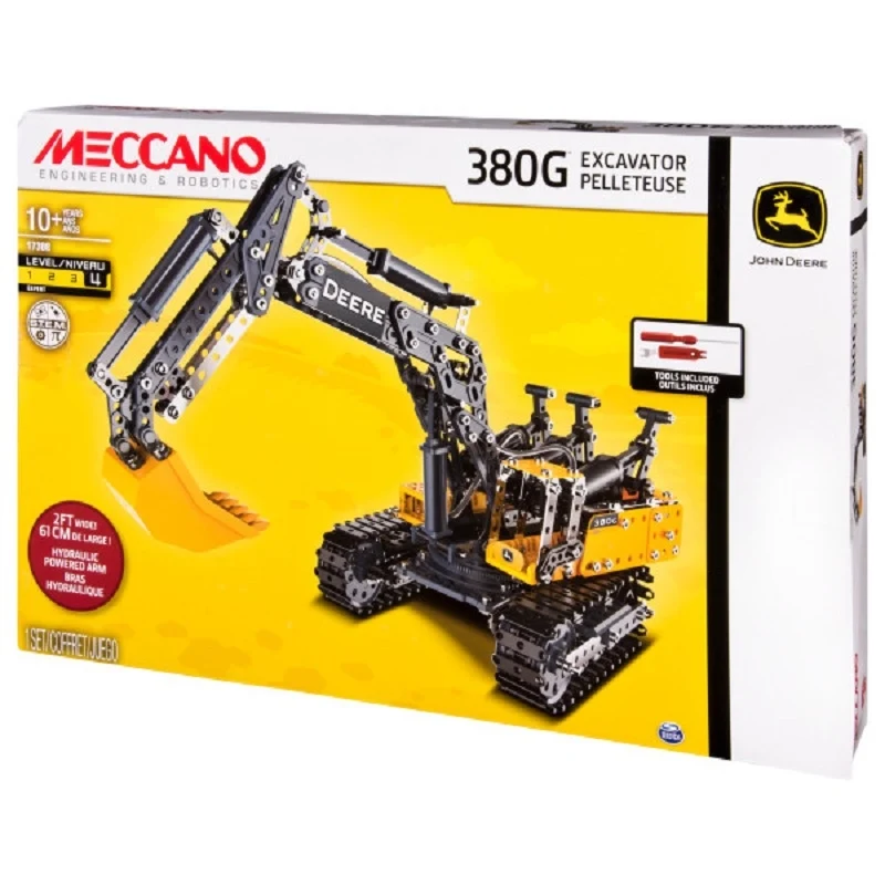 John Deere Excavator w/ Hydraulics Construction Set